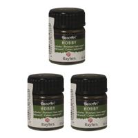 Rayher Acrylverf - 3x - bruin - 15 ML - te verdunnen - alle ondergronden