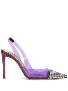 Alexandre Vauthier escarpins Amber Ghost 105 mm - Violet