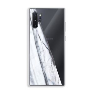 Gestreepte marmer: Samsung Galaxy Note 10 Plus Transparant Hoesje