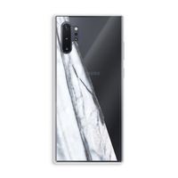 Gestreepte marmer: Samsung Galaxy Note 10 Plus Transparant Hoesje Gestreepte marmer: Samsung Galaxy Note 10 Plus Transparant Hoesje