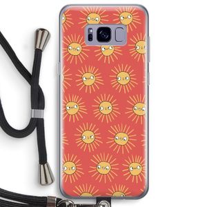 Zon: Samsung Galaxy S8 Plus Transparant Hoesje met koord