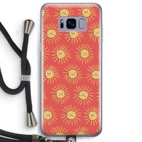 Zon: Samsung Galaxy S8 Plus Transparant Hoesje met koord