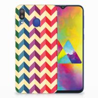 Samsung Galaxy M20 (Power) | TPU bumper | Zigzag Multi Color