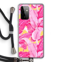 Pink Banana: Samsung Galaxy A72 5G Transparant Hoesje met koord
