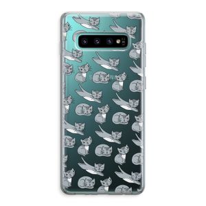 Poezen: Samsung Galaxy S10 Plus Transparant Hoesje