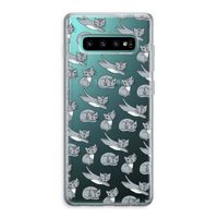 Poezen: Samsung Galaxy S10 Plus Transparant Hoesje