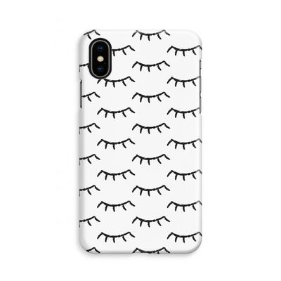 Wimpers: iPhone Xs Volledig Geprint Hoesje