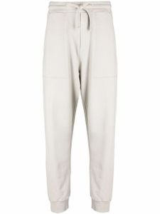 Nanushka pantalon de jogging à logo brodé - Gris
