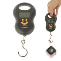 LCD draagbare elektronische Handheld opknoping digitale weegschaal met uitzondering van Batteries(Black)