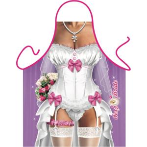Keuken/BBq schort - dames - cadeau - sexy Bruid - vrijgezellenfeestje