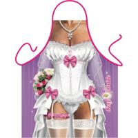 Keuken/BBq schort - dames - cadeau - sexy Bruid - vrijgezellenfeestje