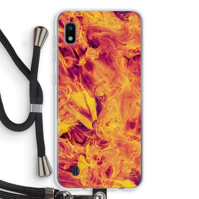 Eternal Fire: Samsung Galaxy A10 Transparant Hoesje met koord