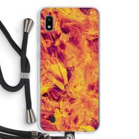 Eternal Fire: Samsung Galaxy A10 Transparant Hoesje met koord