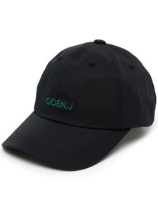 Goen.J casquette à logo brodé - Noir