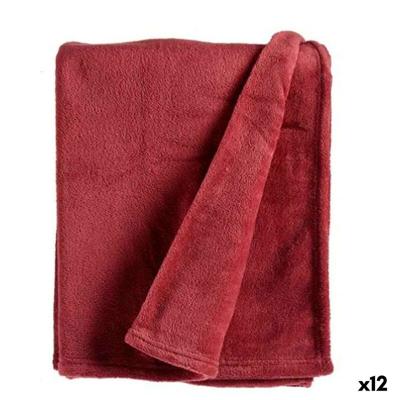 Deken Gift Decor Donkerroze 125 x 0,5 x 150 cm (12 Stuks)