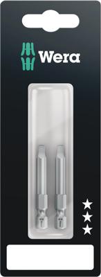 Wera 868/4 Z SB Binnenvierkant Bits, # 1 x 50 mm, 2-delig - 05073076001 Wera 868/4 Z SB Binnenvierkant Bits, # 1 x 50 mm, 2-delig - 05073076001