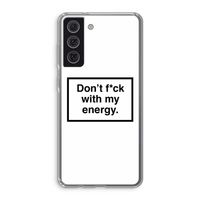 My energy: Samsung Galaxy S21 FE Transparant Hoesje