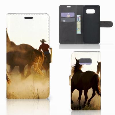 Samsung Galaxy S8 Plus | Telefoonhoesje | Met pasjeshouder | Design Cowboy