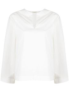 By Malene Birger blouse Kamill à col v - Blanc