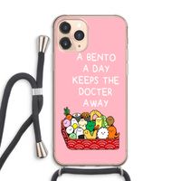 Bento a day: iPhone 11 Pro Max Transparant Hoesje met koord