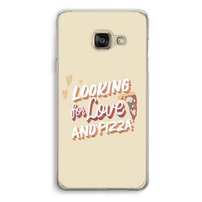 Pizza is the answer: Samsung A3 (2017) Transparant Hoesje
