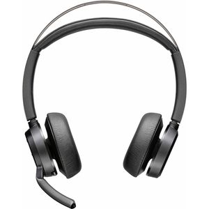 POLY Voyager Focus 2 UC Headset Bedraad en draadloos Hoofdband Kantoor/callcenter USB Type-A Bluetooth Zwart