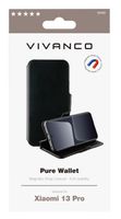 Vivanco Pure mobiele telefoon behuizingen 17,1 cm (6.73") Portemonneehouder Zwart - thumbnail