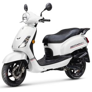 Sym Fiddle 2 Wit - Verbrandingsmotor Scooter