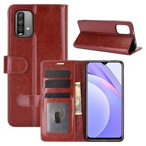 Xiaomi Redmi 9T/9 Power/Note 9 4G Wallet Case met Magnetische Sluiting - Bruin