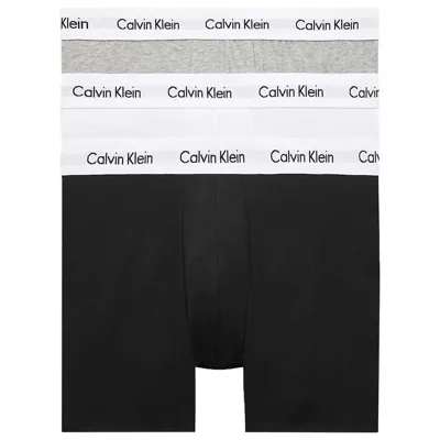 Calvin Klein 3-Pack Heren Boxershorts - Boxer Brief Black - Katoenen mannen boxers - Lange pijpjes - Calvin Klein underwear