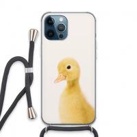 Duke: iPhone 13 Pro Max Transparant Hoesje met koord