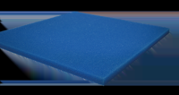 Filtermat / filterfoam 50x50x2 cm - middel