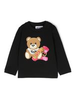 Moschino Kids sweat Teddy Bear à col rond - Noir