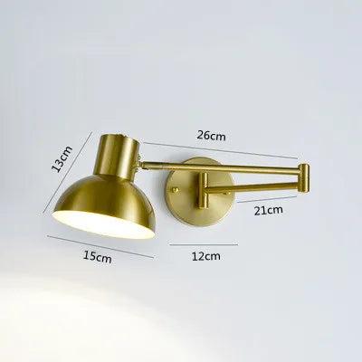 LUXARM Verstelbare Wandlamp met Lange Arm
