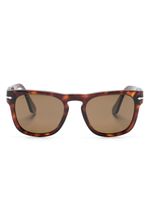 Persol lunettes de soleil carrées Elio - Marron