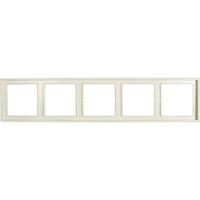 Jung LS985W Frame 5-voudig LS 990 Crème-wit 1 stuk(s)