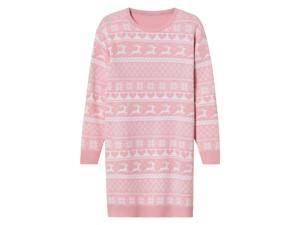 pepperts! Feestelijk gebreid meisjesjurkje (134/140, Roze)