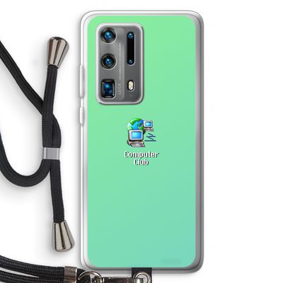 Win98: Huawei P40 Pro Plus Transparant Hoesje met koord