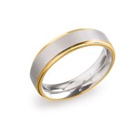 Boccia 0134-0550 Ring Titanium Zilverkleurig Maat 50