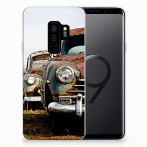 Samsung Galaxy S9 Plus Siliconen Hoesje met foto Vintage Auto