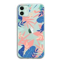 Tropisch: iPhone 11 Transparant Hoesje