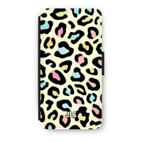 Leopard pattern: iPhone 7 Plus Flip Hoesje