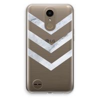 Marmeren pijlen: LG K10 (2017) Transparant Hoesje
