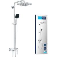 Douchezuil met ééngreepsmengkraan - Waterbesparend - GROHE Vitalio Comfort 250 - Chroom - 26985001