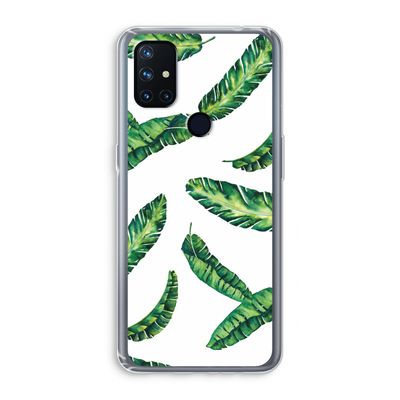Lange bladeren: OnePlus Nord N10 5G Transparant Hoesje