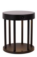 Lucide JACKSON - Sokkellamp - Zonne-energie - Ø 16 cm - LED Dimb. - 1x2W 3000K - IP54 - Beweging & dag/nacht sensor - Zwart