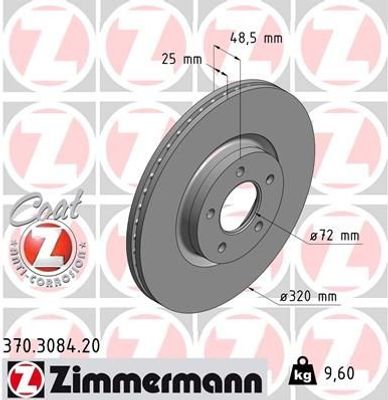 Remschijf Coat Z 370308420