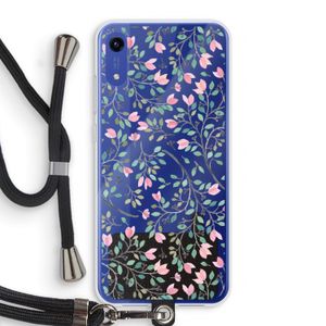 Sierlijke bloemen: Honor Play 8A Transparant Hoesje met koord
