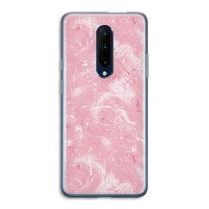 Abstract Painting Pink: OnePlus 7 Pro Transparant Hoesje