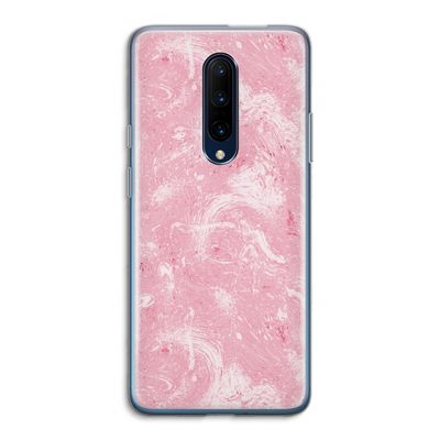 Abstract Painting Pink: OnePlus 7 Pro Transparant Hoesje